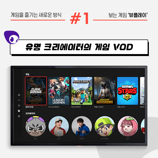 게임을 즐기는 새로운 방식 보는 게임 ‘뷰플레이’ #1 유명 크리에이터의 게임 VOD.